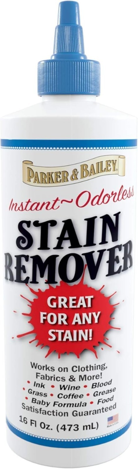 Odorless 16oz Stain Remover for Blood, Chocolate & More – Multi-Surface Solution