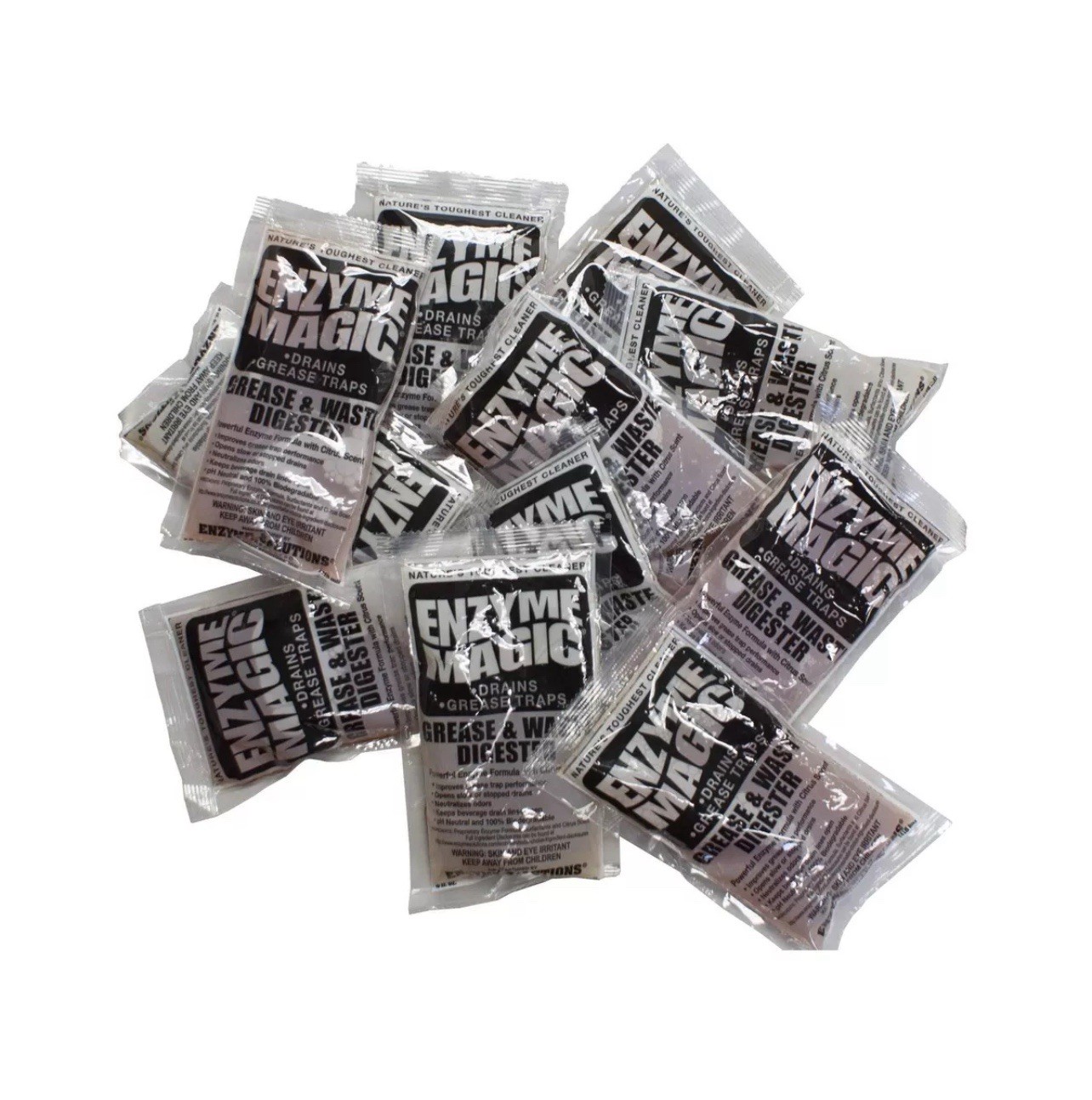 Enzyme Magic Grease & Waste Digester Cleans Slow/Clogged Drains Case of 32 4oz