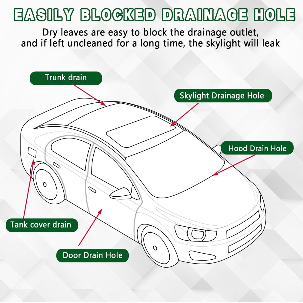 Auto Sunroof Drain Cleaning Tool Flexible Tube Cleaning Brush for Car Sunroof
