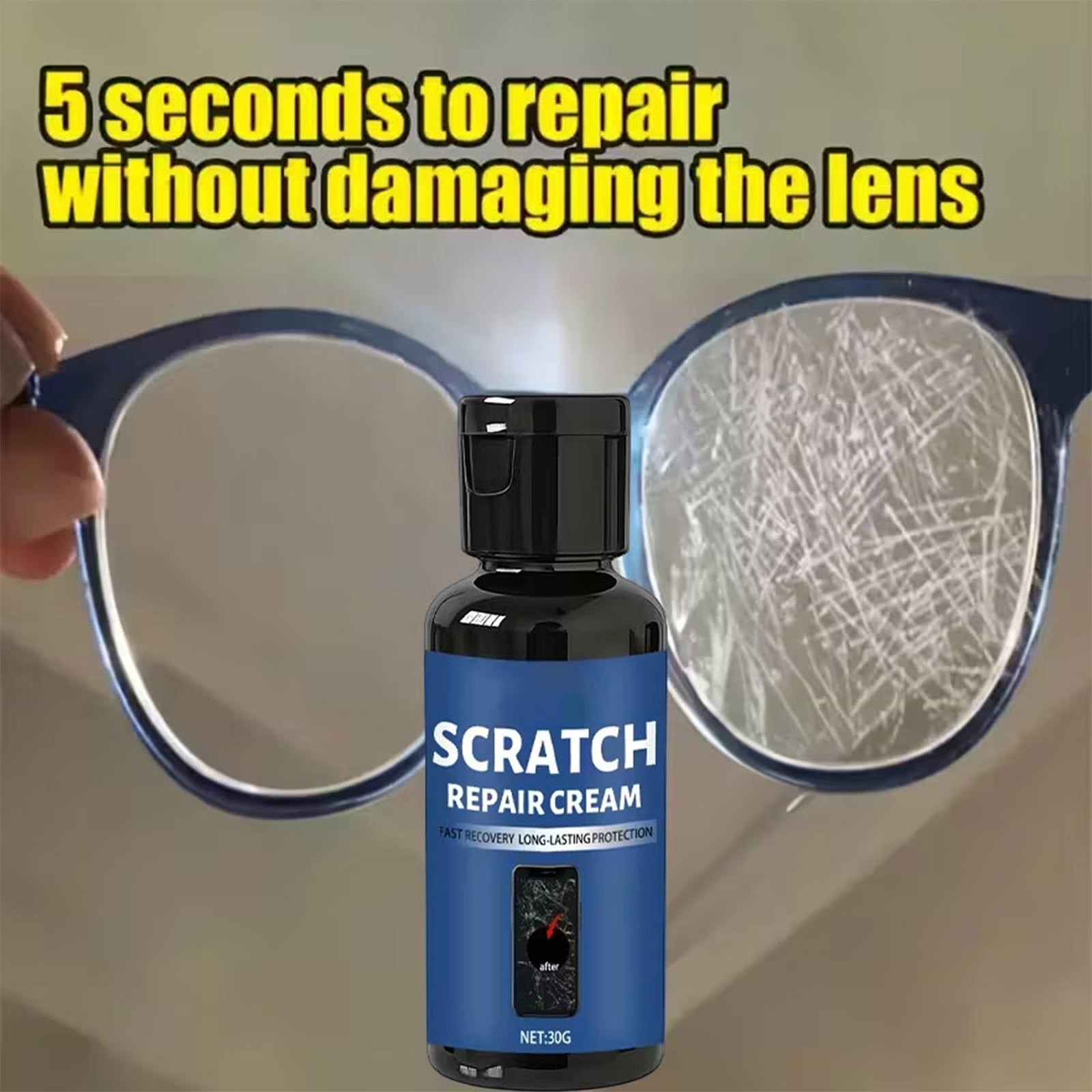 Screen Scratch Remover Polish Coating Cleaner Wax 30g Camera Lens Scratch Remove
