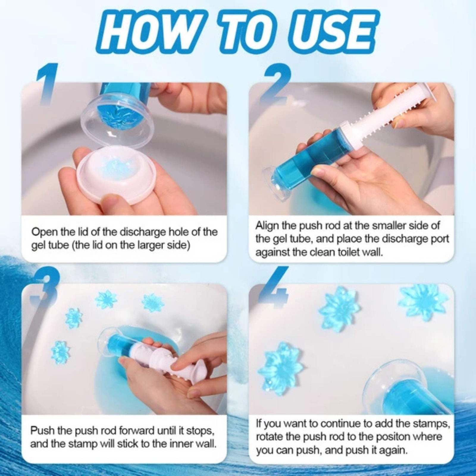 Air Fusion Pine Scent Toilet Cleaning Gel 14 Stamps 1.61oz 1 Pack