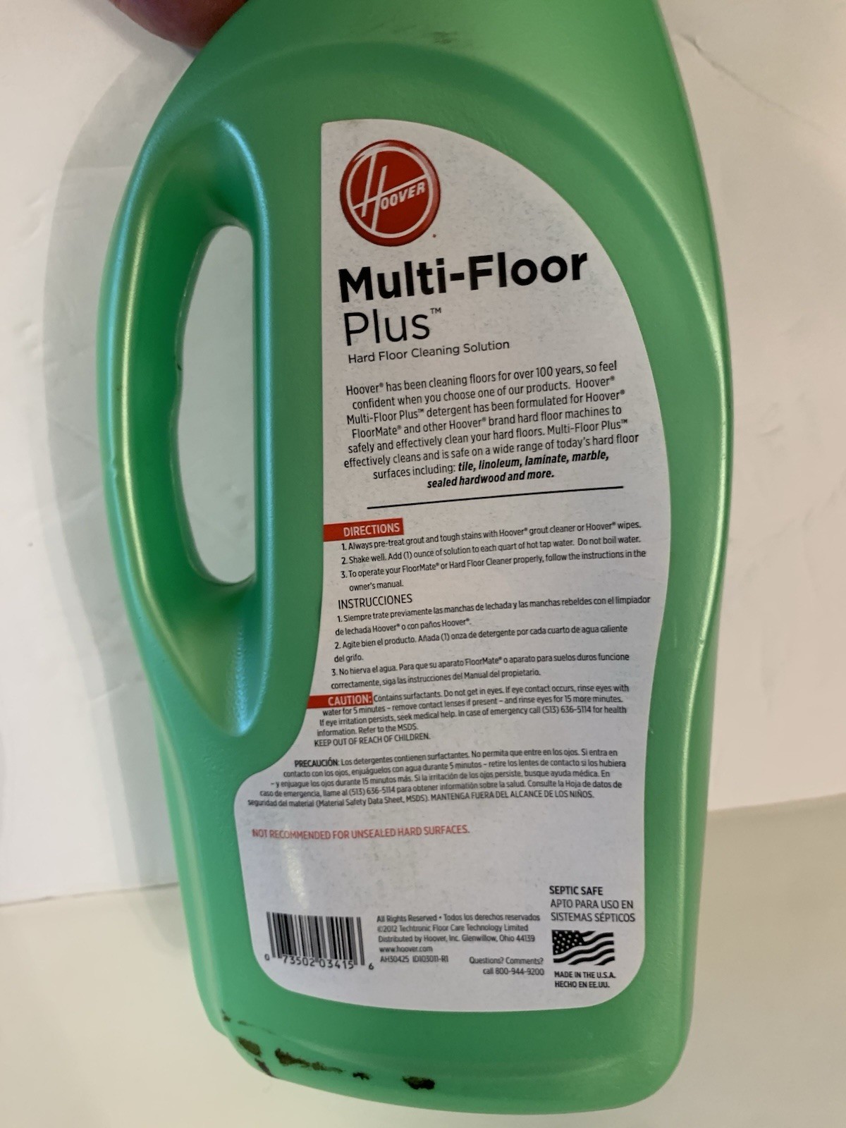 Hoover Multi Floor Plus Hard Floor Cleaning Solution 2x Concentrated 32 fl oz