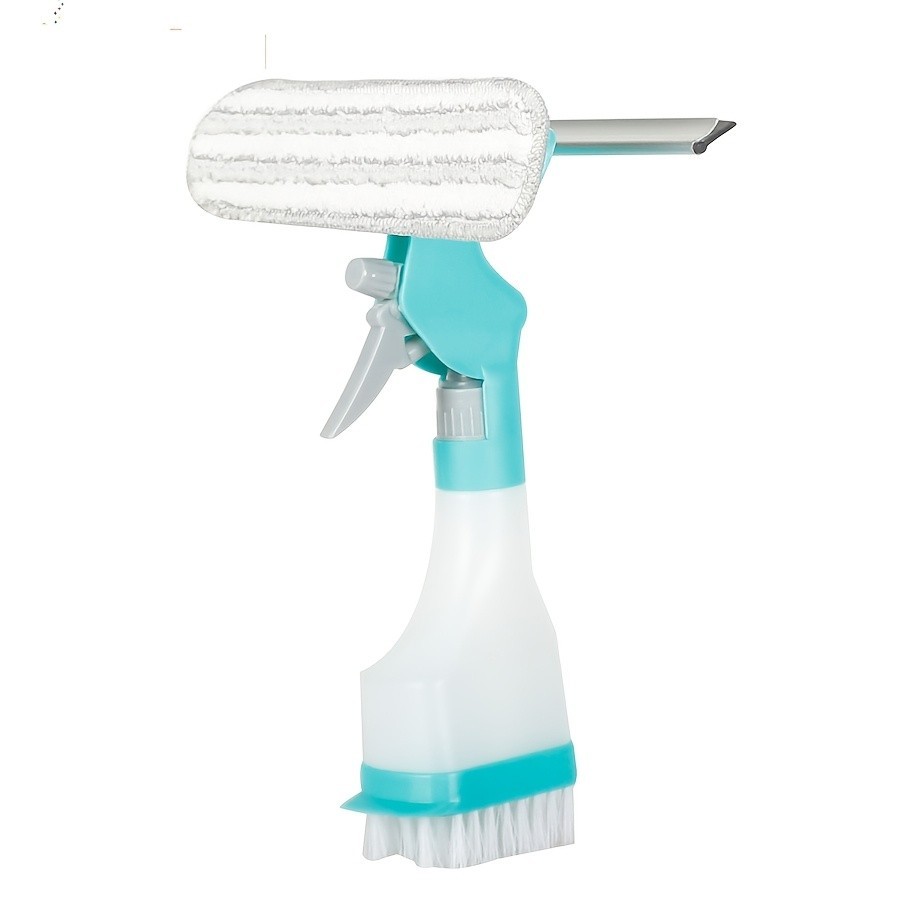 4-in-1 Window Cleaning Tool Kit with Sprayer Glass Mirror Tile Multi-Surface NEW