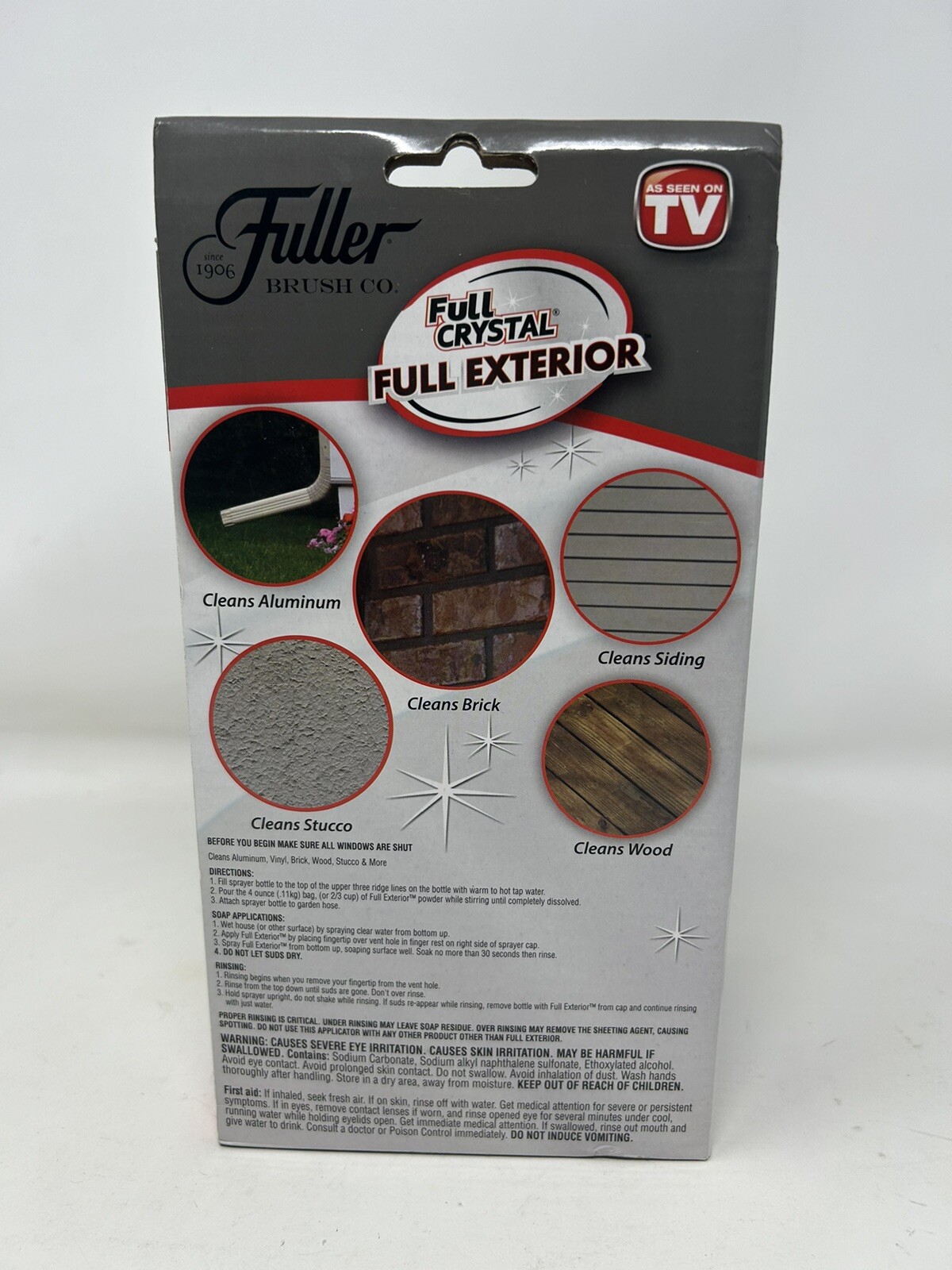 Fuller Brush Full Crystal #FBFCEX Exterior Cleaner Sprayer 4 oz Powder NIB New