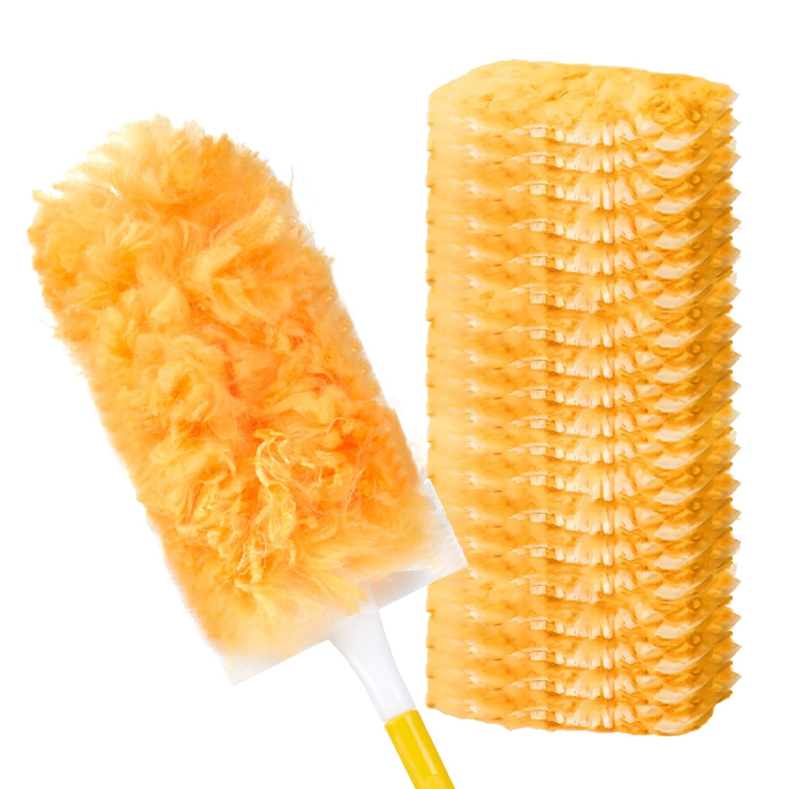 360 Duster Refills Kit For Swiffer Duster 25 Pack & 1 Handle Multisurface Duster