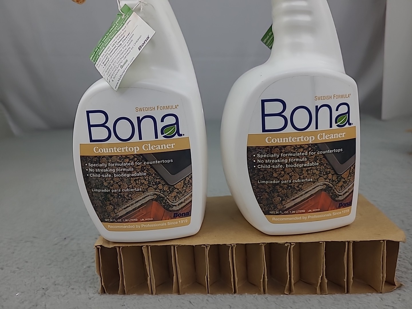 2x Bona COUNTERTOP CLEANER Swedish Formula 36 FL OZ Spray NEW