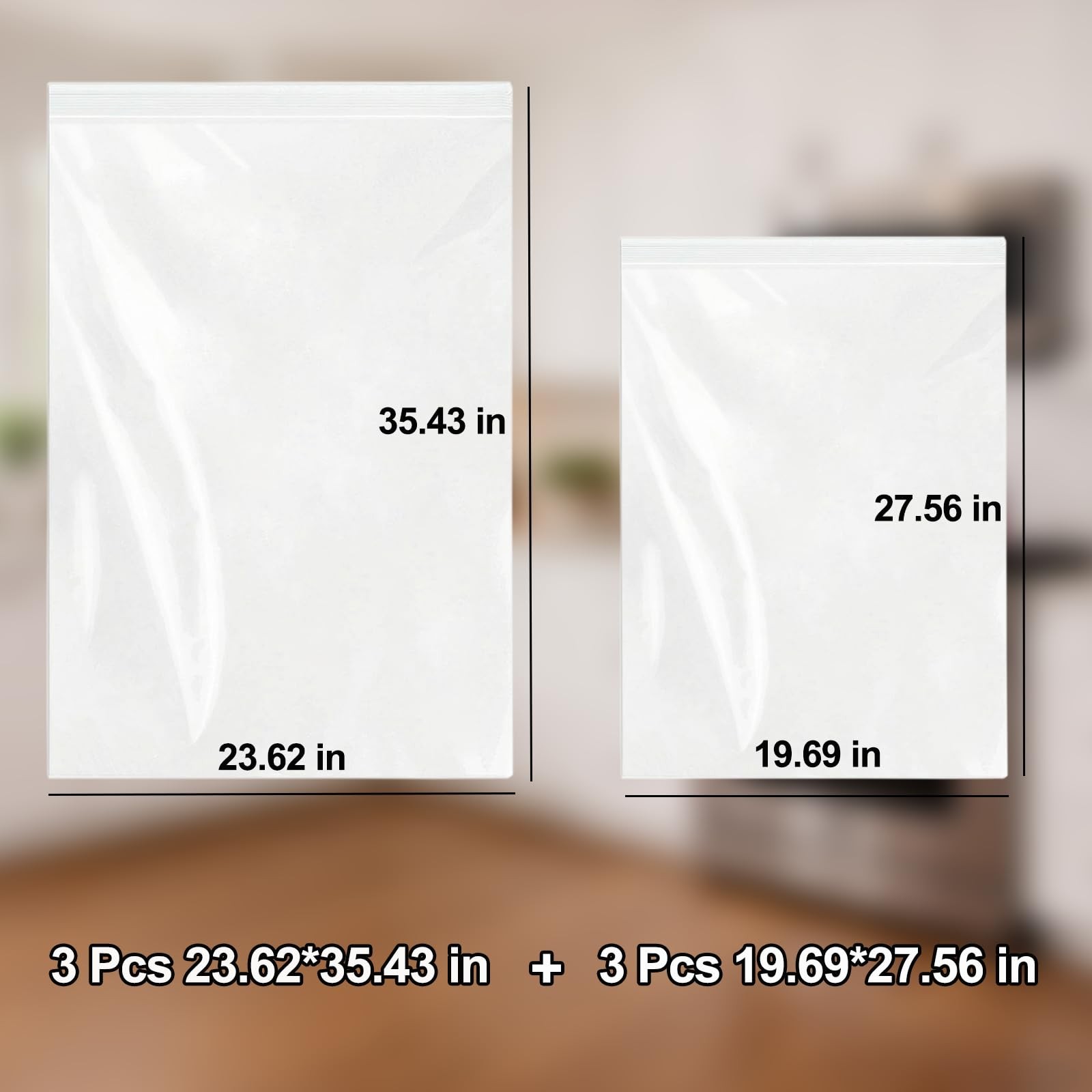 12 Pack Oven Rack Cleaning Bags, Large Sizes (23.62*35.43 in/19.69*27.56 in),…