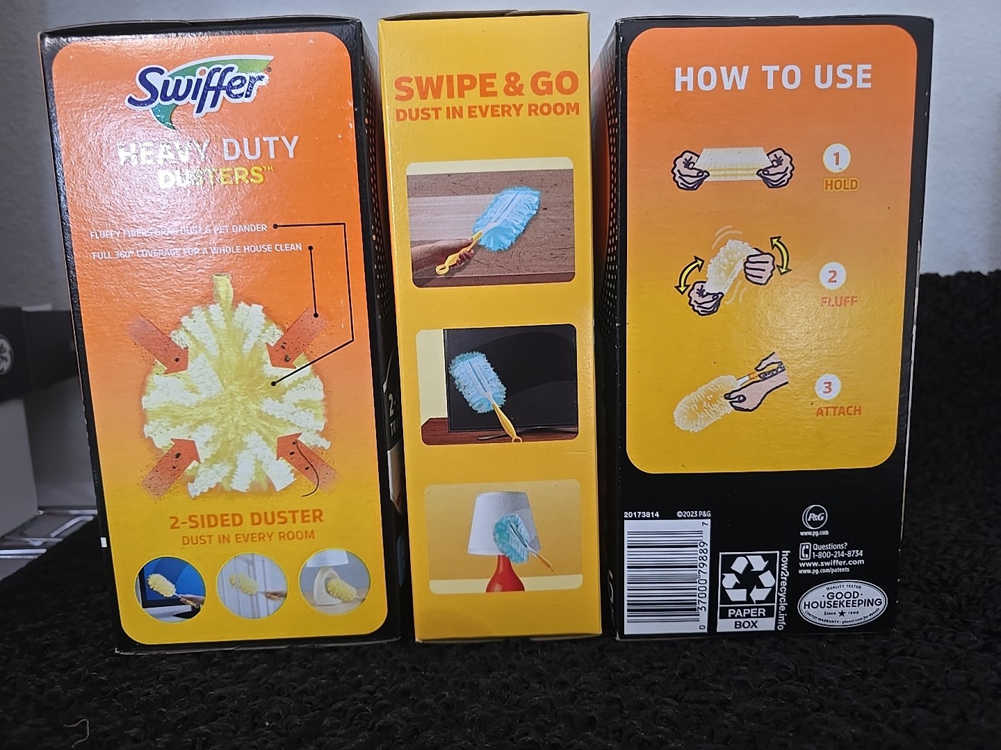 3 Pc Mix Swiffer Heavy Duty Pet Duster Refills & Kit