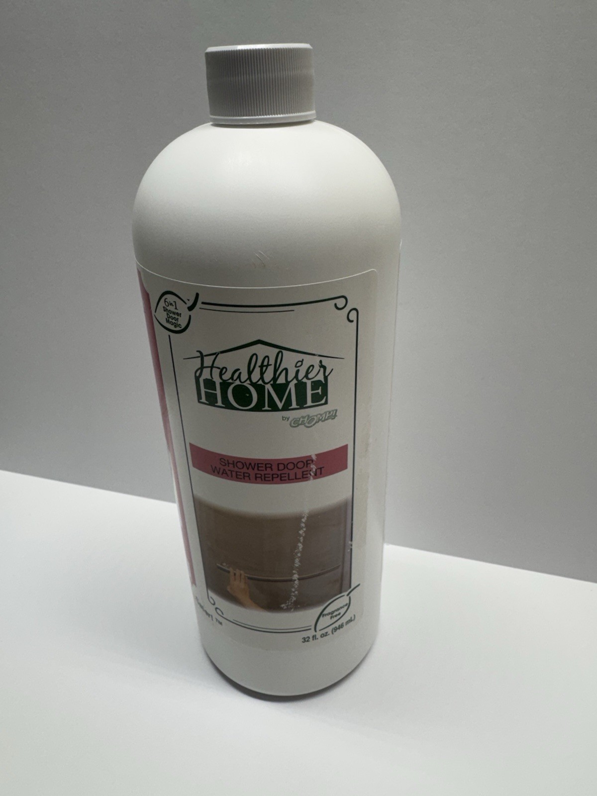 CHOMP! Shower Door Water Repellent Healthier Home 6 in 1 Shower Door Magic 32 oz