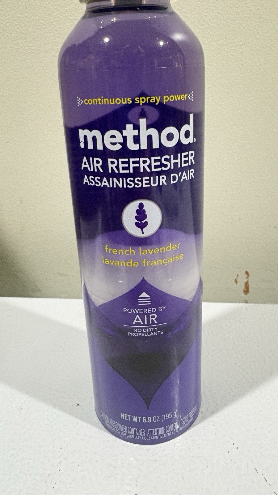 Vintage Method Air Refresher French Lavender 6.9oz Powered by Air Discontinued
