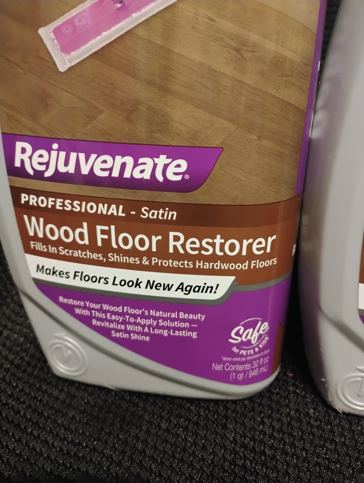 Rejuvenate Wood Floor Professional Restorer Satin Finish 32oz ( Sold Together)2