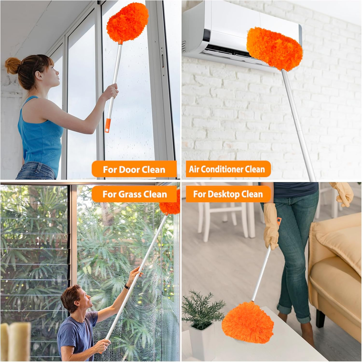 Ceiling Fan Cleaner Duster High Ceiling Extended Fan Blade Cleaner from 13 to 50