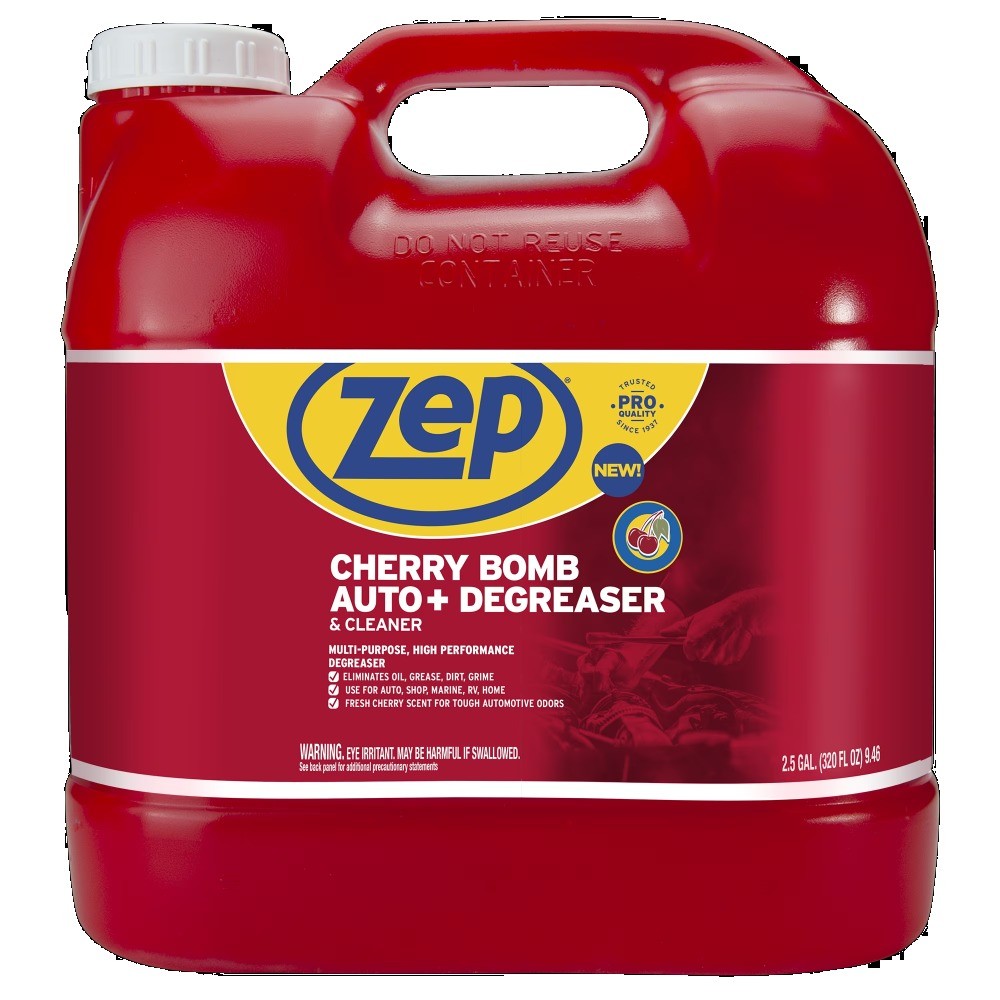 Cherry Bomb Automotive Degreaser, 2.5 Gallons, for Auto/RV/Boat, Garage and Home