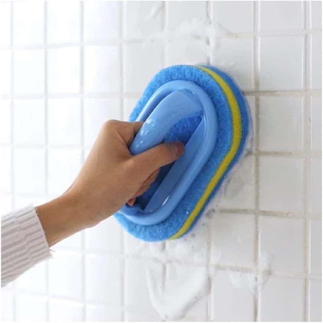 All-Purpose Cleaning Brush for Bathroom & Kitchen with Ergonomic Handle