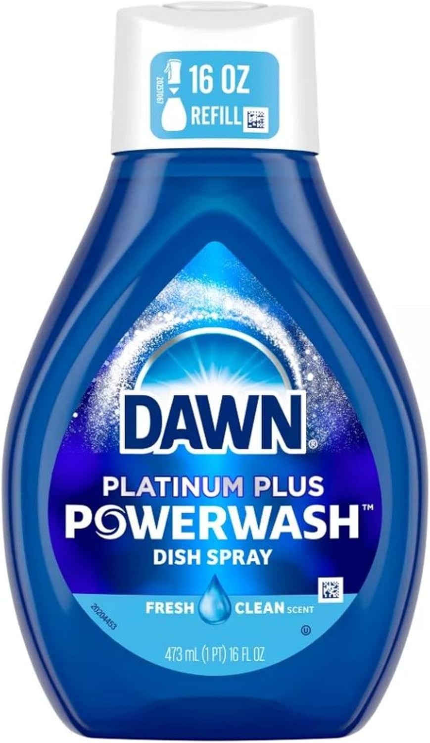 6 Pack Platinum Powerwash Dish Soap Spray Apple Scent Refill Liquid 16 Fl Oz