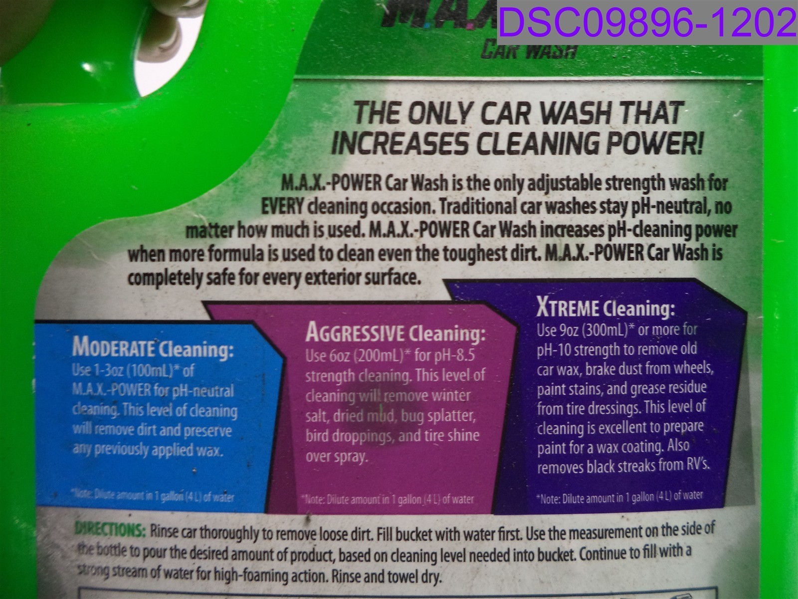 Qty = 200 oz (2 Jugs x 100oz): Turtle Wax Max Power Car Wash 3 Levels