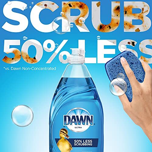 Dawn Ultra Original Dish Soap 89.2 Fl Oz Powerful Grease Cleaning Liquid