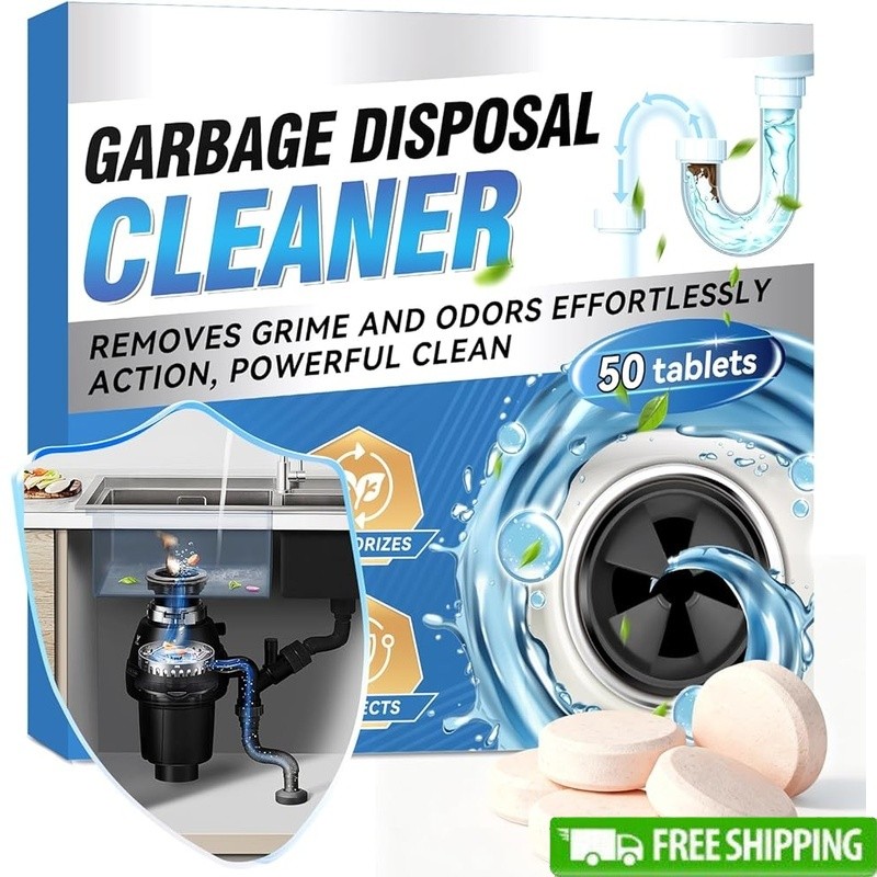 Deep Cleaning Garbage Disposal Cleaner Tablets Foaming Deodorizer Fresh Kitchen