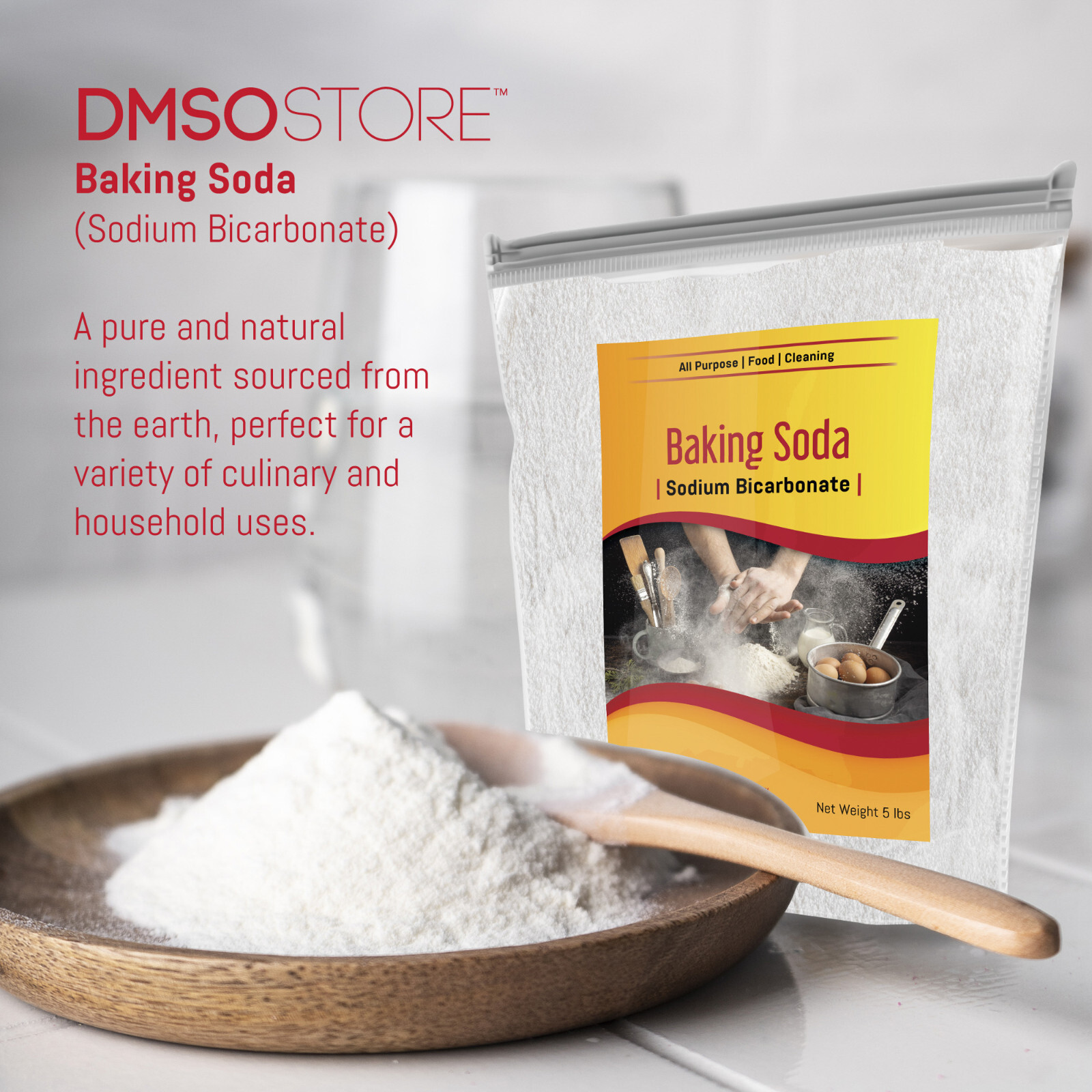Baking Soda 15 lb. Pure Sodium Bicarbonate