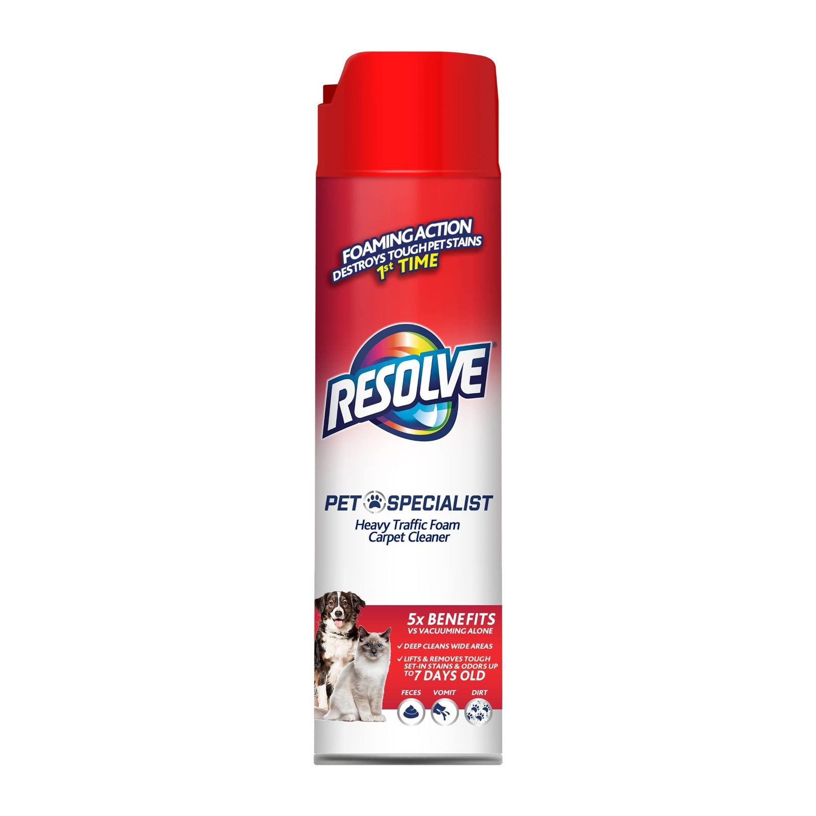 Pet Specialist Heavy Traffic Foam, Carpet Cleaner, Pet Stain and Odor Remover…