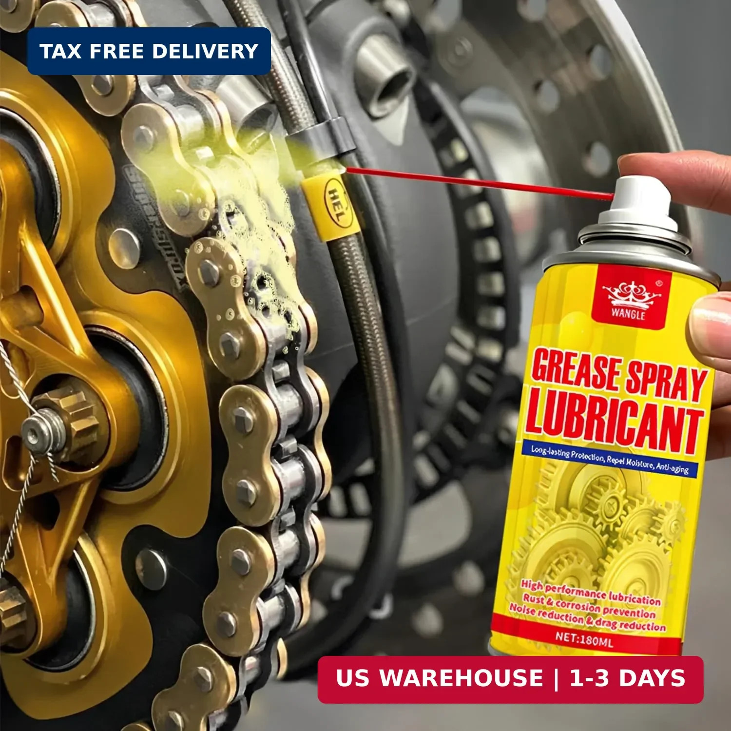 Anti Rust Remover Lubricant Spray,Rust Remover for Metal,Multi-Purpose Penetrati