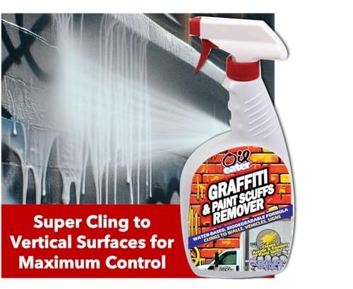 Powerful Graffiti & Paint Remover – Scuff, Overspray, Spills, Markers – Multi-Su