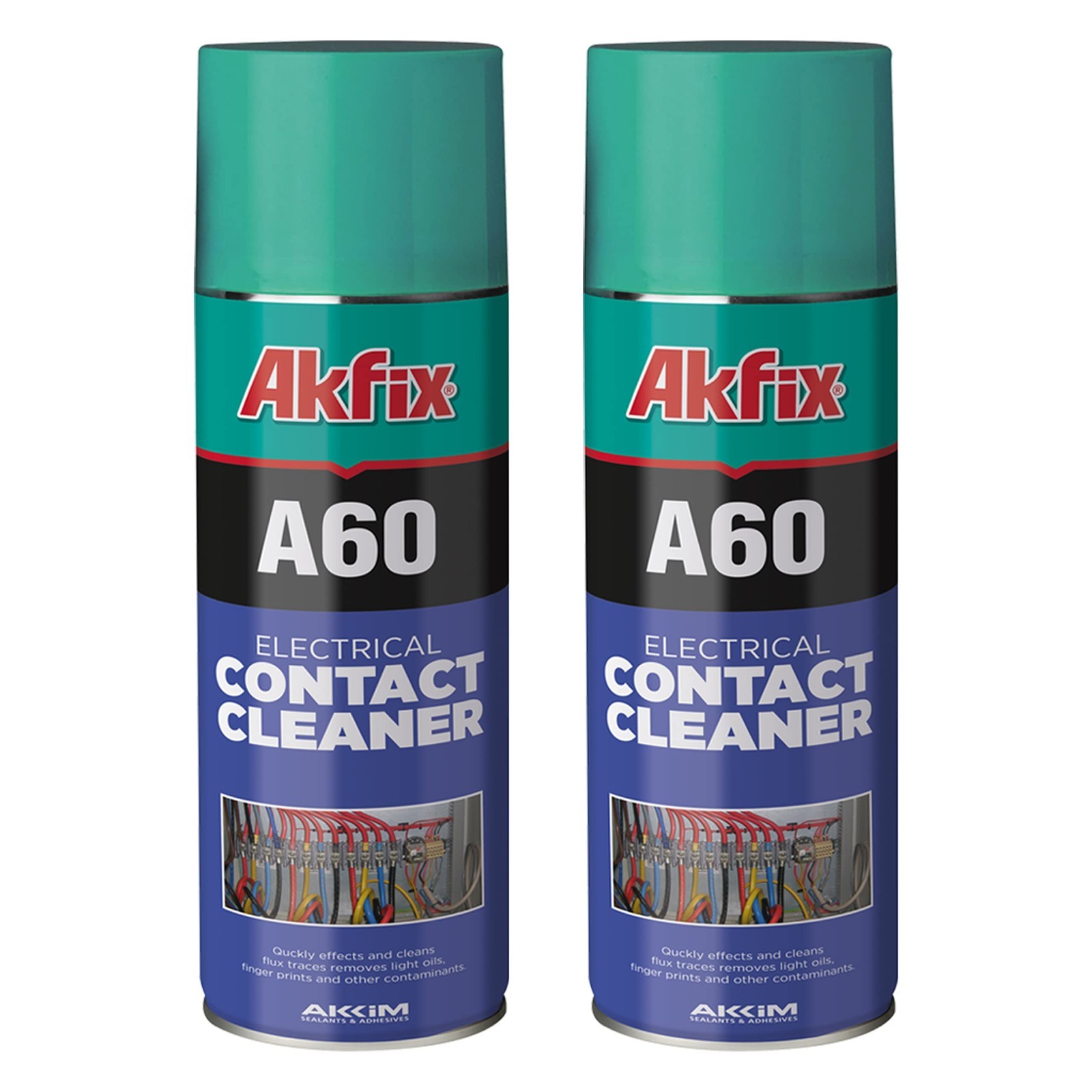 Electrical Contact Cleaner Spray 2 Pack – 12 oz. Safe for Circuit Boards, Flux &