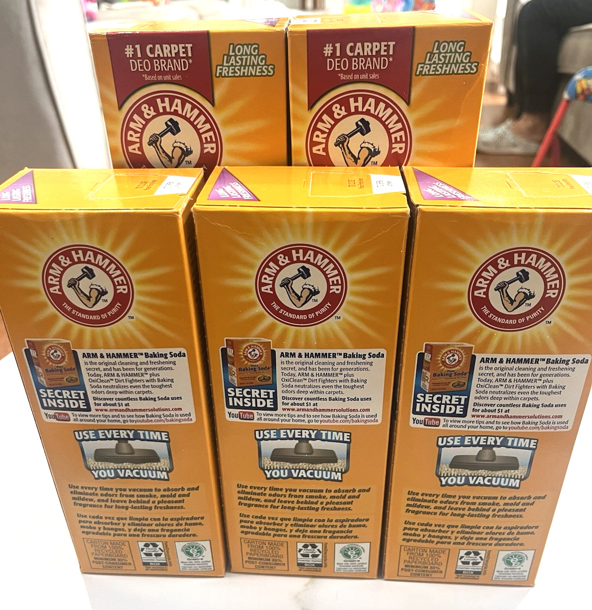 5 Pack – Arm & Hammer Fresh Scentsations Island Mist Carpet Odor Eliminator 30oz