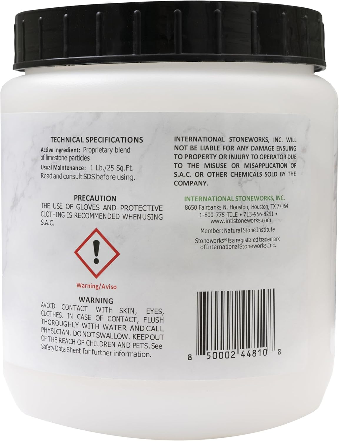 SAC Poultice Powder (2.2 Lb) Powder to Remove Organic Stains Such as Oil, Grease