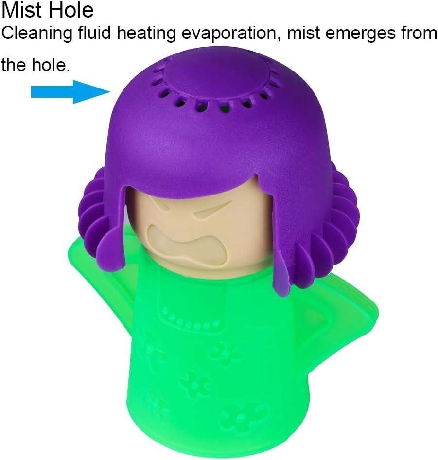 Effortless Microwave Cleaning with Angry Mama – Non-Toxic Steam Cleaner
