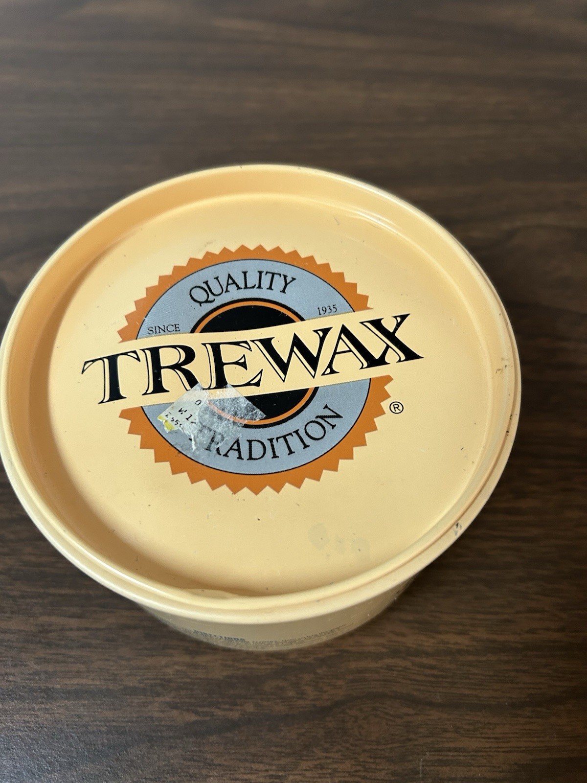Vintage Trewax Clear Paste Wax 1 Pound 454grams Made In USA 99% Full