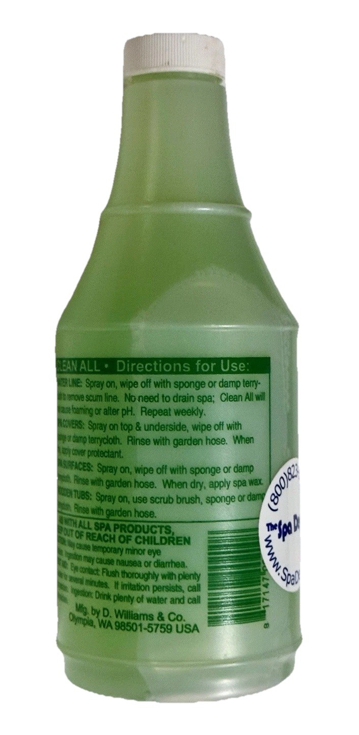 Clean All-C Concentrate Multi Surface Cleaner 16oz pH Neutral Biodegradable New