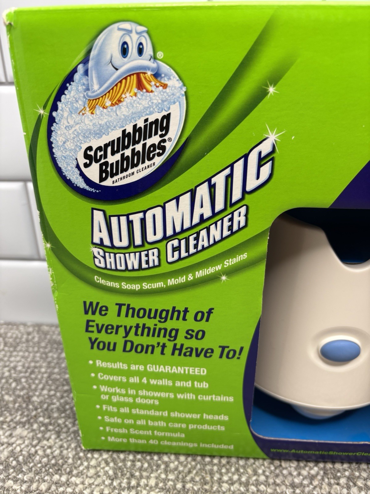 Scrubbing Bubbles Automatic Shower Cleaner Kit W/ Dual 2 Sprayer Refills Bottles