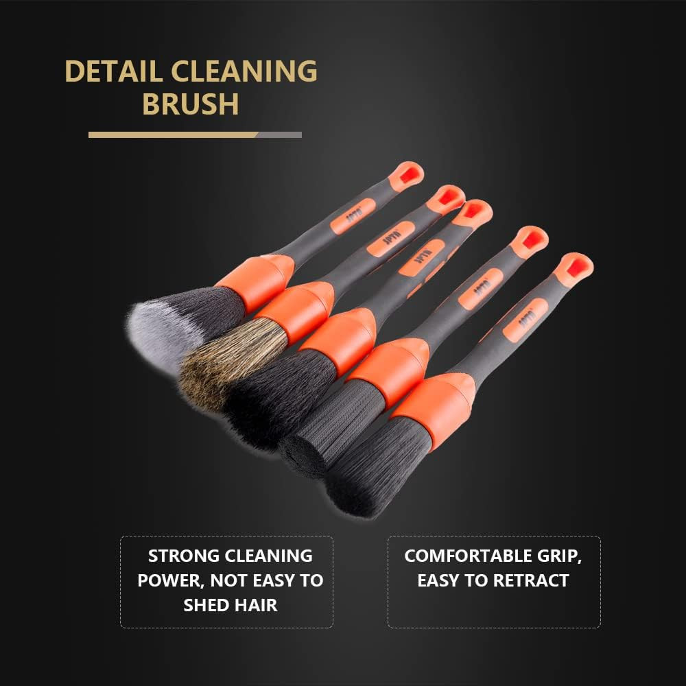 Car Drill Brush Drill Brush Attachment 5Pcs Detachable Car Care Detailing Brus