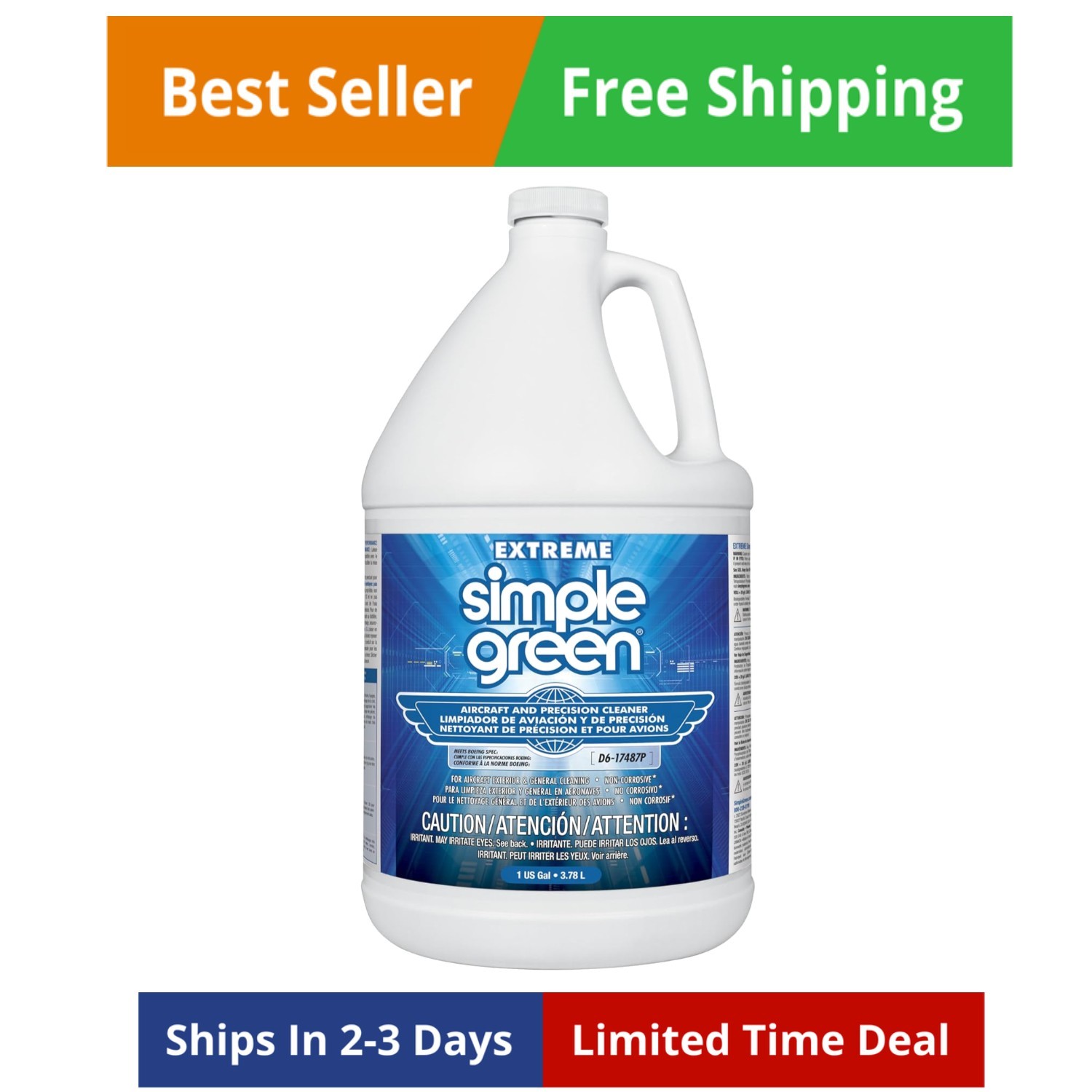 Extreme Aircraft and Precision Cleaner, 1 Gallon Bottle 13406