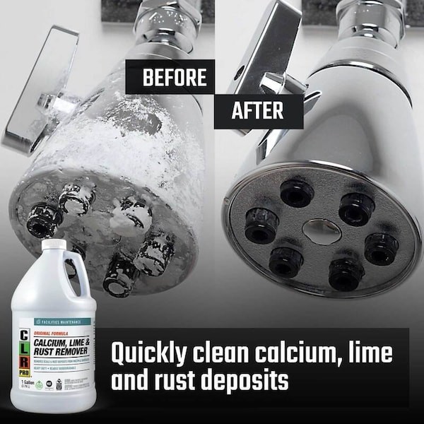 Clr Pro G-Fm-Clr128-4Pro Calcium, Lime/Rust Remover,1 Gal,Jug
