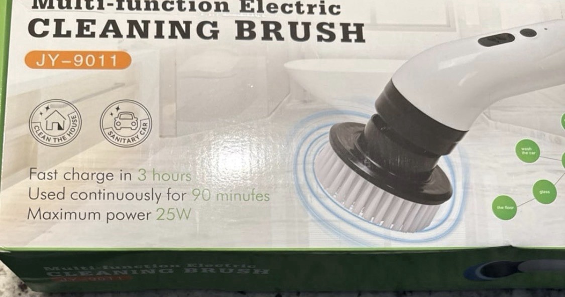 9 in 1 Multifunctional Electric Cleaning spin Brush Model JY-9011- New