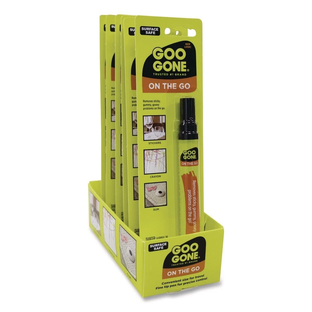 Goo Gone On The Go Pen Removes Stickers Tags & Scuffs 3 Packs! FREE SHIPPINNG