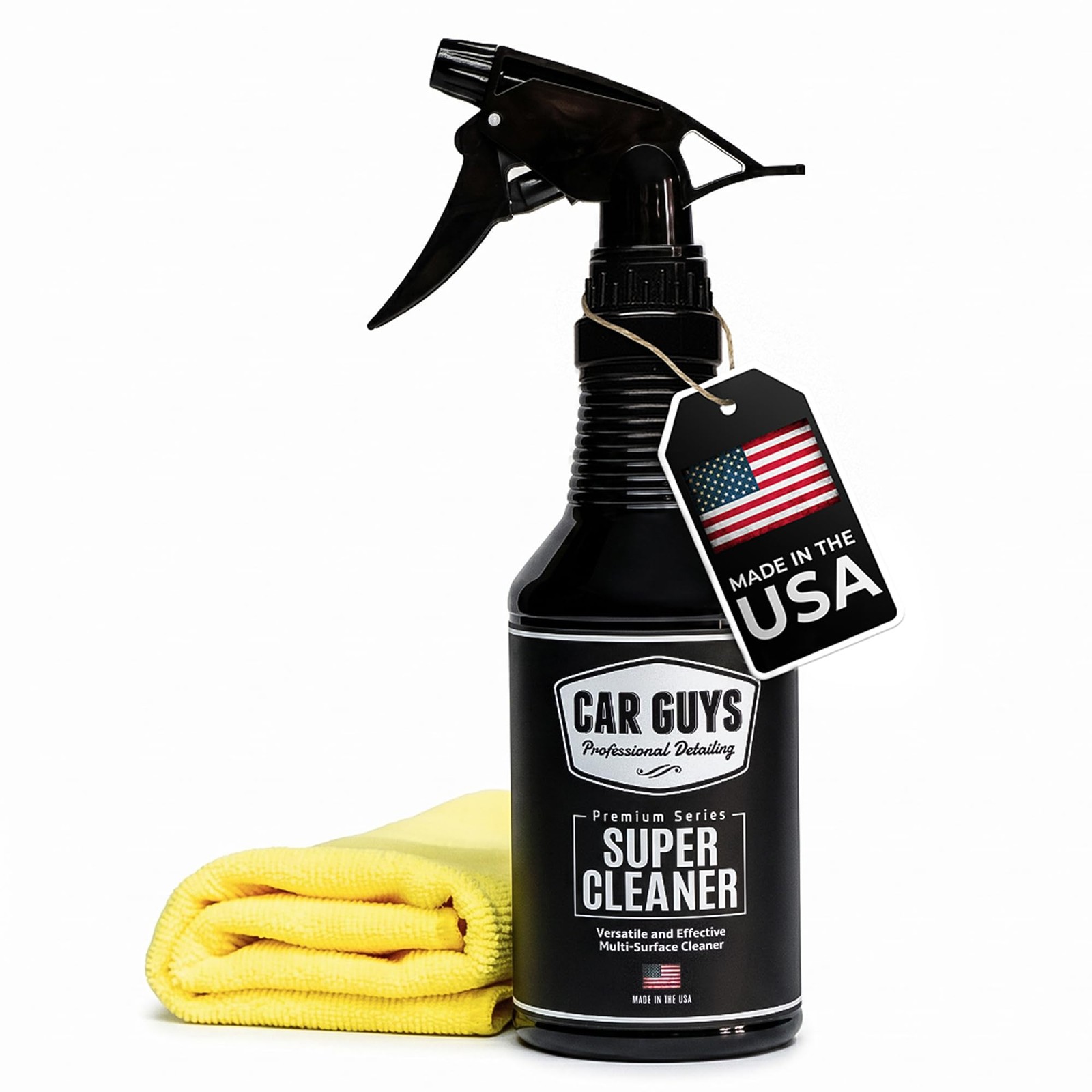 Interior Car Cleaner 18 Oz for Leather, Upholstery, Carpet – Tough Stain Remover