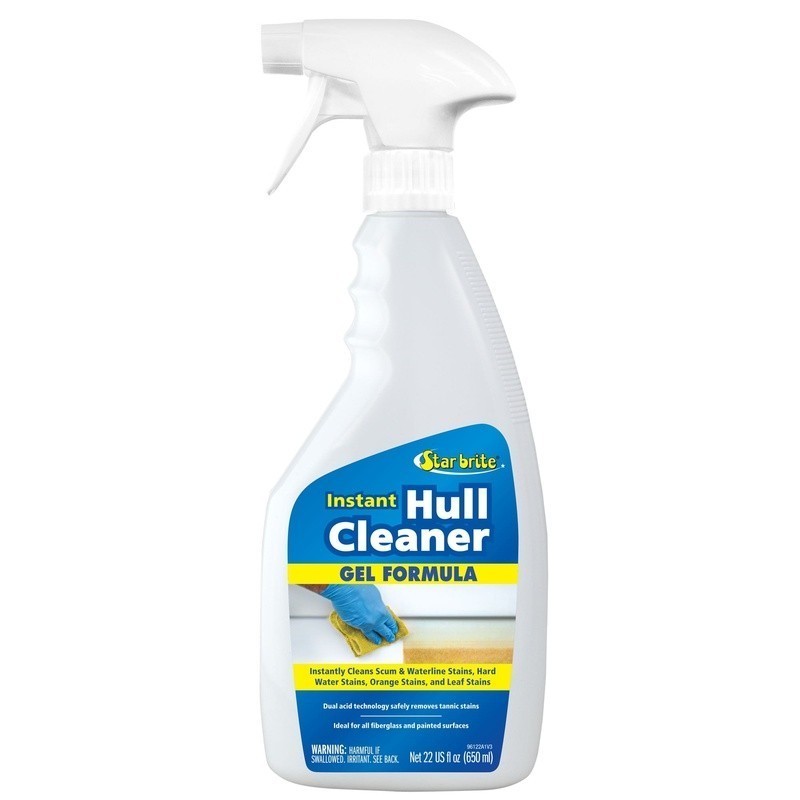 Hull Cleaner Gel Boats Removes Stains on Fiberglass Plastic Vertical Surfaces US