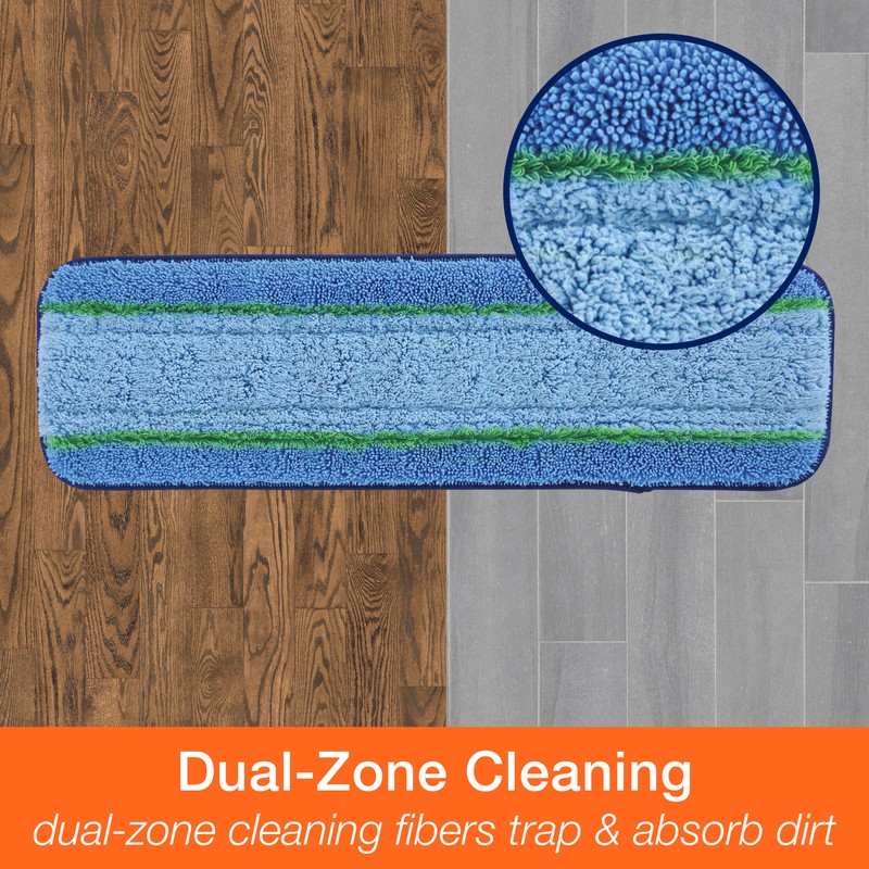 Bona AX0003495 Wet Microfiber Mop Pad 16.5 L in.