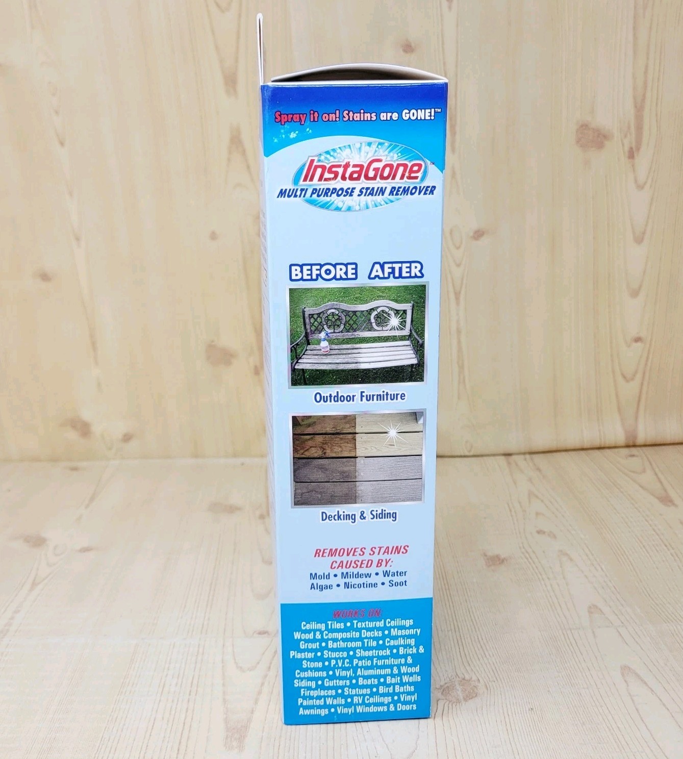 Instagone Stain Remover Multi-Purpose Stain Remover, 1 Bottle + 2 Packets