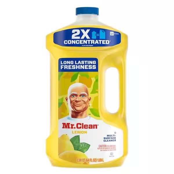 Mr. Clean 64 oz. Lemon Scent All-Purpose Multi Surface Cleaner, 2x Concentrated