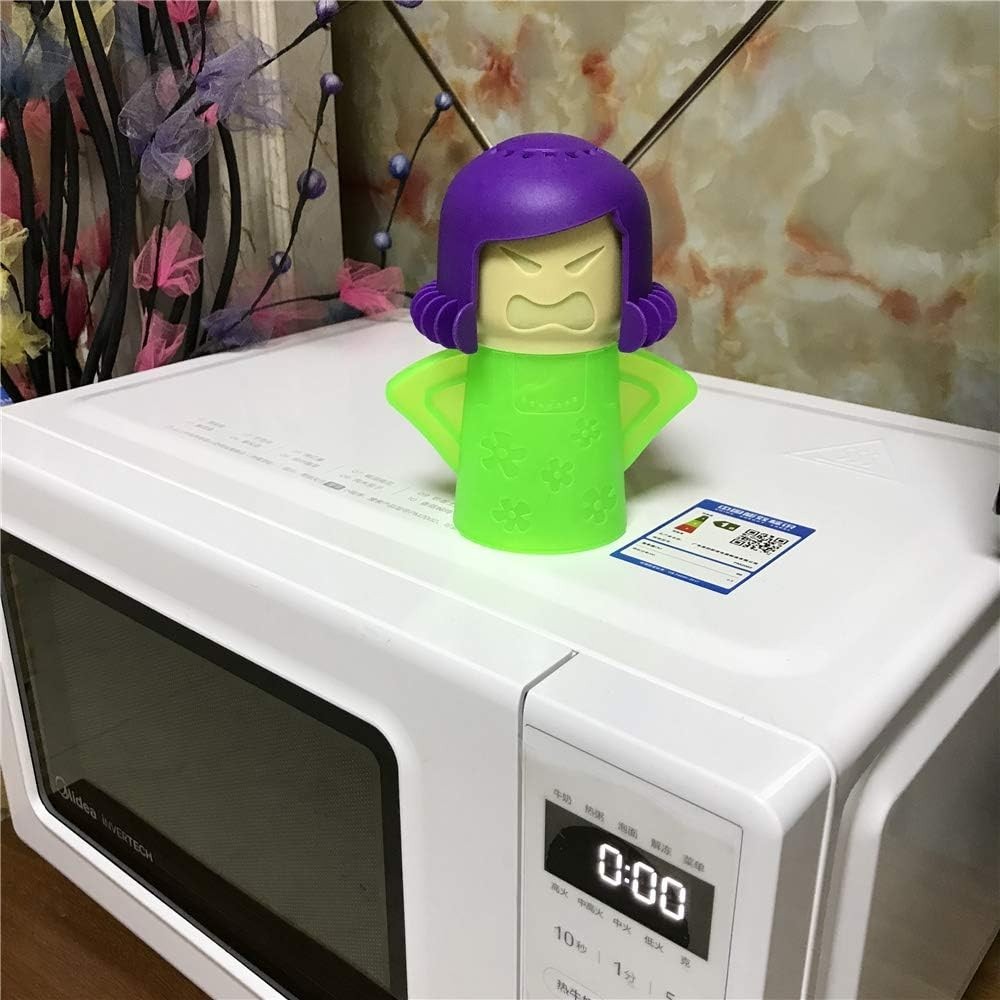 Effortless Microwave Cleaning with Angry Mama – Non-Toxic Steam Cleaner