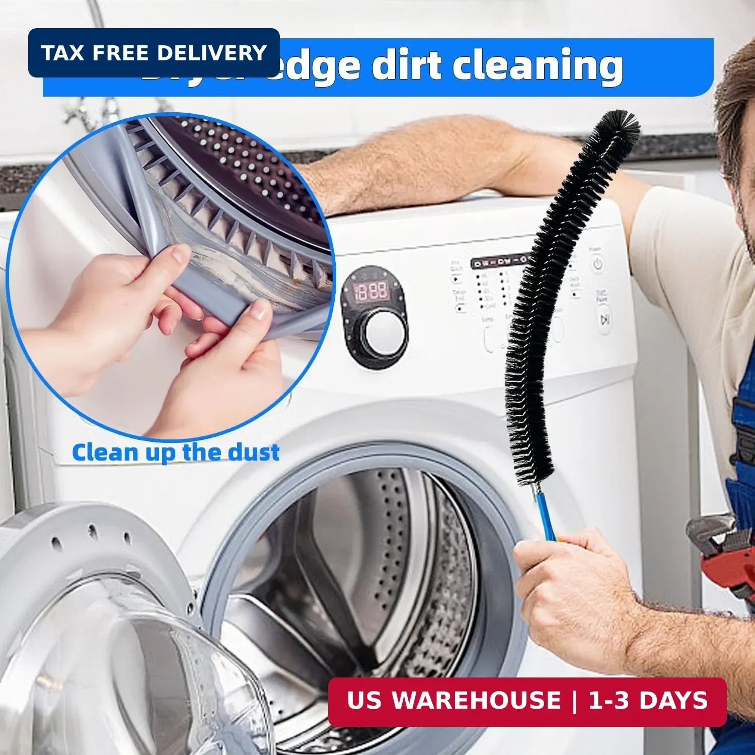 Flexible Cleaning Tool,Bendable Sewer Drain Brush, Long Pipe Cleaner for Home Ki