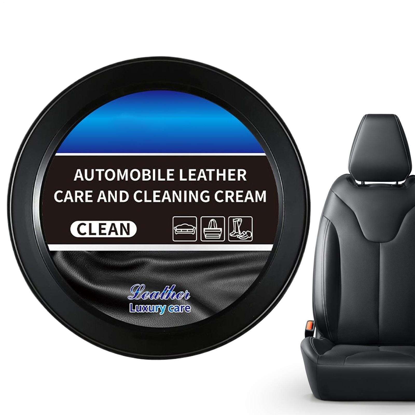 120g Car Leather Color Restorer Cream Cleaning Paste For Car Seats Leather Care
