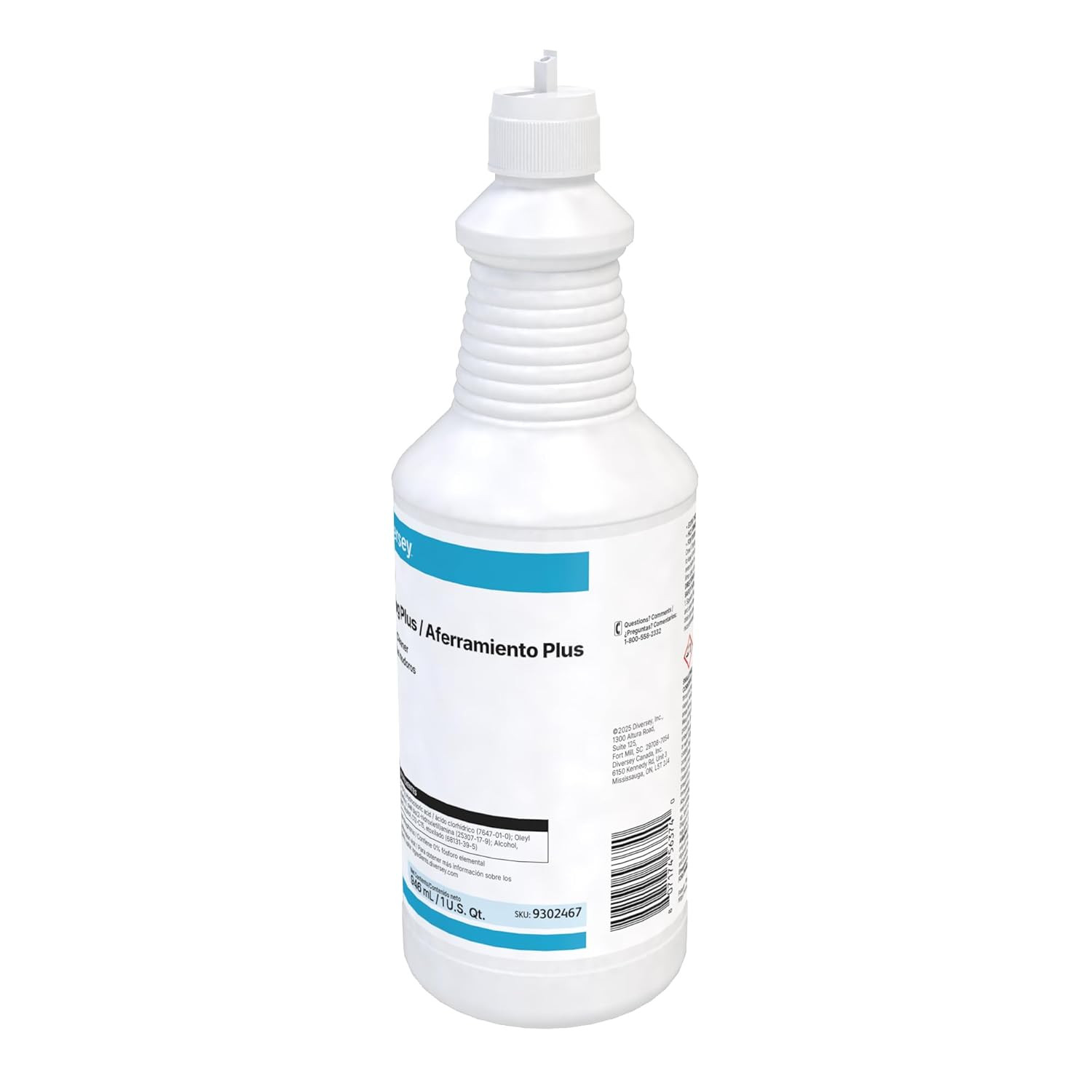 9302467 Clinging plus Toilet Bowl Cleaner, Commercial Strength Formula Cleans Ur