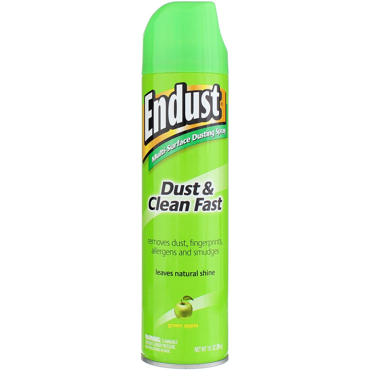 3 Pack Endust Multi-Surface Dusting & Cleaning Spray Aerosol, Green Apple, 10 oz