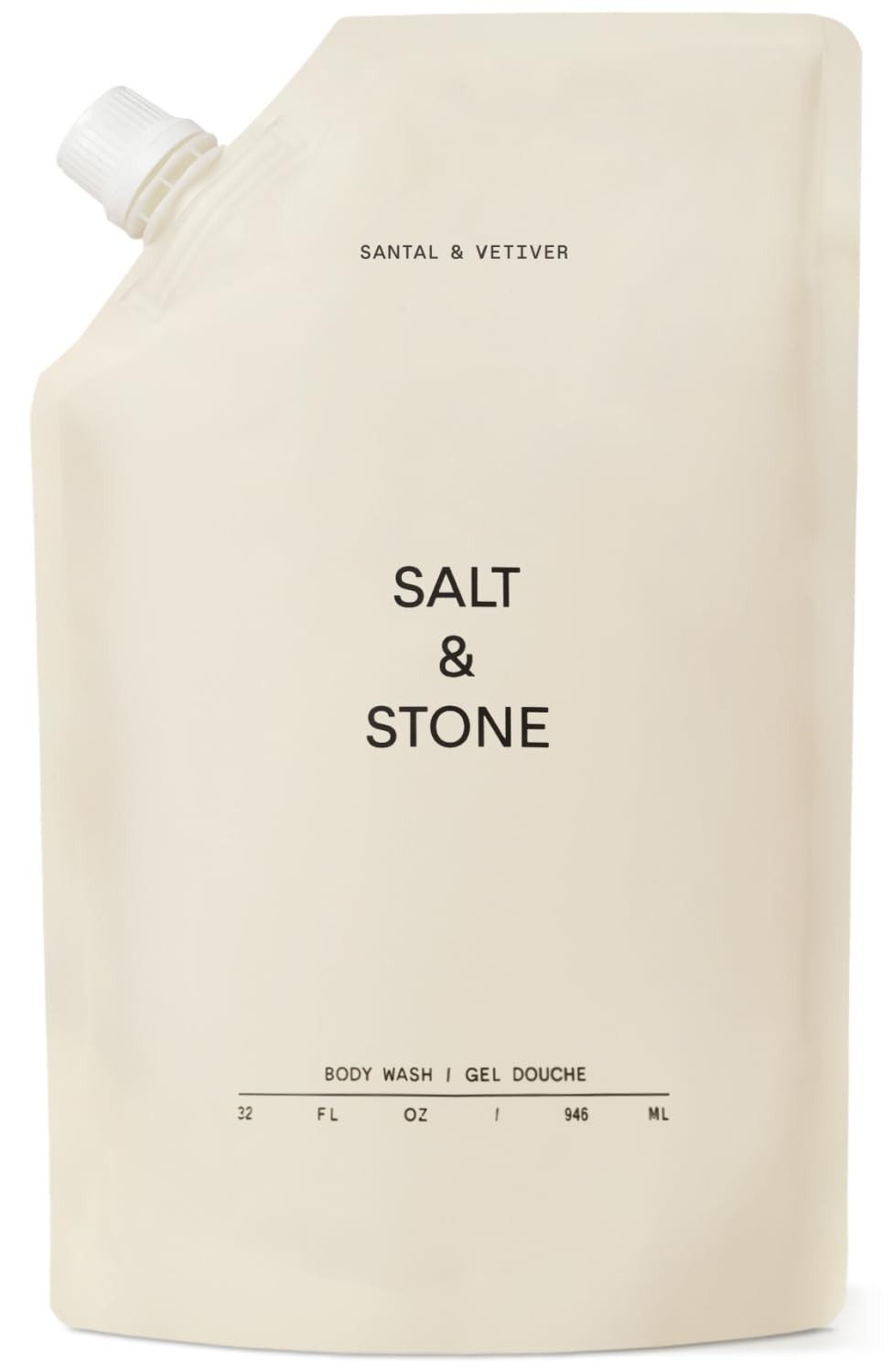 Salt & Stone Body Wash with Antioxidants for Deep Moisture | For Women & Men,