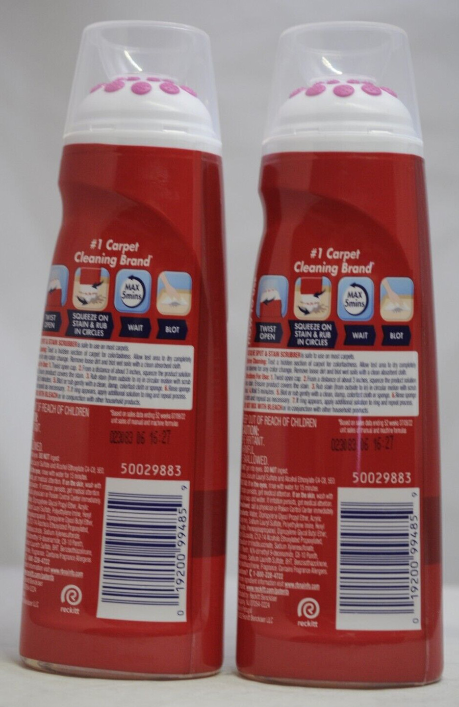 Resolve Spot & Stain Scrubber 2X 6.7 Oz Scrubber Top Carpet Cleaner